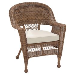 Wicker Lounge Chair in Honey II (Set of 4)