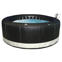 4 Person Inflatable Bubble Spa in Black