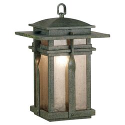 Harrison 1 Light Hanging Lantern in Rust