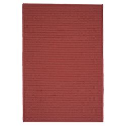 Simply Home Solid Terracotta Outdoor Rug