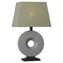 Pitman Outdoor Table Lamp in Concrete