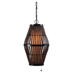 Brighton 1 Light Outdoor Pendant in Slate