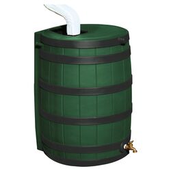 Rain Wizard 50 Gallon Barrel in Green