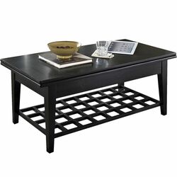 Element Dual Lift-Top Coffee Table in Black