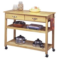 Lucy Kitchen Cart in Natural