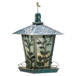 Ivy Arbor Bird Feeder in Blue Green