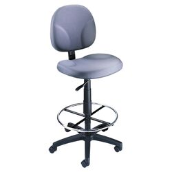 Drafting Stool in Gray with Footring