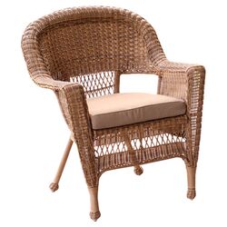 Wicker Lounge Chair in Honey I (Set of 2)