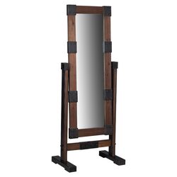 Free Standing Dressing Mirror in Brown