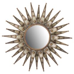 Centauri Starburst Mirror in Bronze