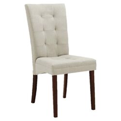 Anne Upholstered Side Chair in Beige