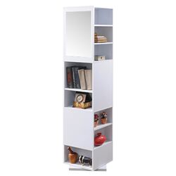 Jillion Spinning Display Cabinet in White