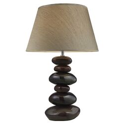 Jefferson Table Lamp in Natural Stone