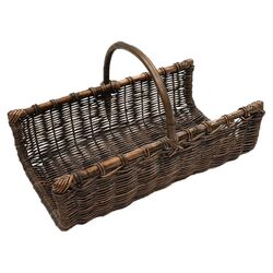 Eco-Friendly Hearth Basket in Brown