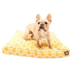 Links Rectangle Pet Bed in Yellow