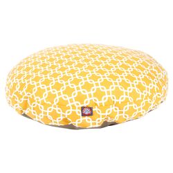 Links Round Pet Bed in Yellow