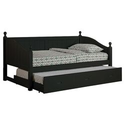 Savannah Trundle Daybed in Black