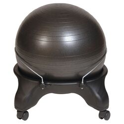 Swiss Ball Chair in Black