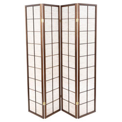 Global 3 Panel Room Divider in Brown Global 3 Panel Room Divider in Brown