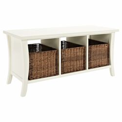 New Hampton End Table in White