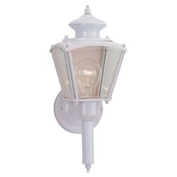 Classic 1 Light Outdoor Wall Lantern in Sienna