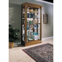 Sunset Curio China Cabinet in Black