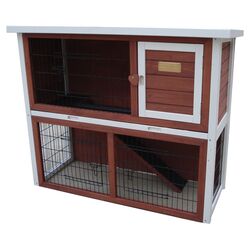 Outback Extreme Country Lodge Dog House in Natural & Black