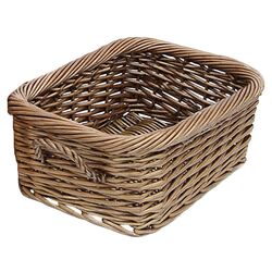 Milan Storage Shelf and Baskets in Walnut