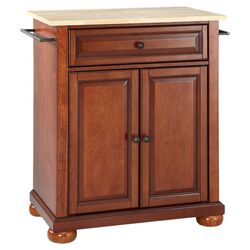 Marieta Kitchen Cart in Cottage Oak