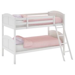 Mullin Twin Over Full Bunk Bed with Storage in Cappuccino