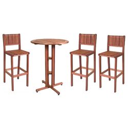 Vineyard 3 Piece Bistro Set in Antique Bronze