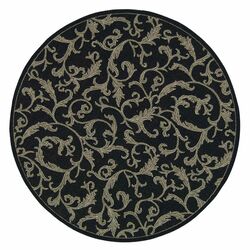 Pisa Black & Turquoise Velvety Rug