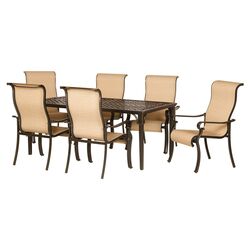 Montecito 4 Piece Seating Group in Brown with Pebble Stone Cushions
