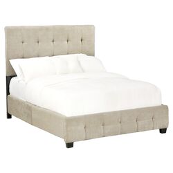 City II Panel Bed in Pecan