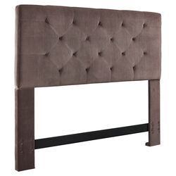 Yorkshire Tufted Wing Headboard in Grey