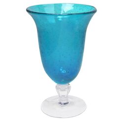 Iris Glass Pitcher in Light Blue