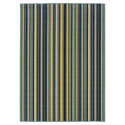 Fallon Flamboyance Brown & Blue Rug