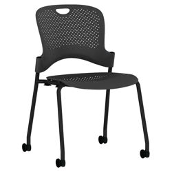 Eames DSR - Molded Plastic Side Chair with Wire Base in Greystone