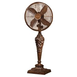 Providence Table Top Fan in White