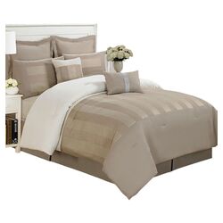 Kimberly 8 Piece Comforter Set in Blue & Green