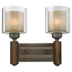 Abraham 1 Light Wall Sconce in Pewter