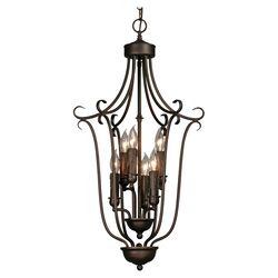 Freeport 5 Light Chandelier in Peppercorn