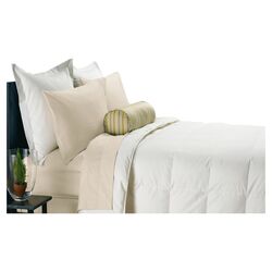 Quilted Memory Foam Mattress Pad in White