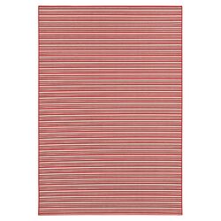 Francis Striped Red Rug