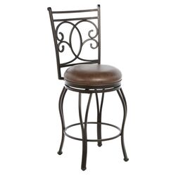 Willow Adjustable Barstool in Black
