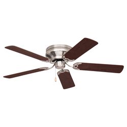 Northport 1 Light Ceiling Fan in Brushed Nickel & Silver