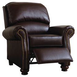 Beachwood Massage Recliner & Ottoman in Brown