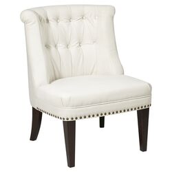 Hutton Slipper Chair in Cream