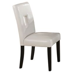 Caddoa Home Desk Arm Chair in White