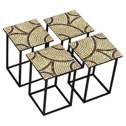Deco 5 Piece Seating Group in Espresso with Cantina Cushions